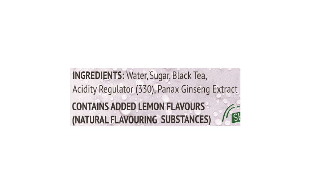 Wild Black Ice Tea Lemon & Ginseng   Plastic Bottle  300 millilitre